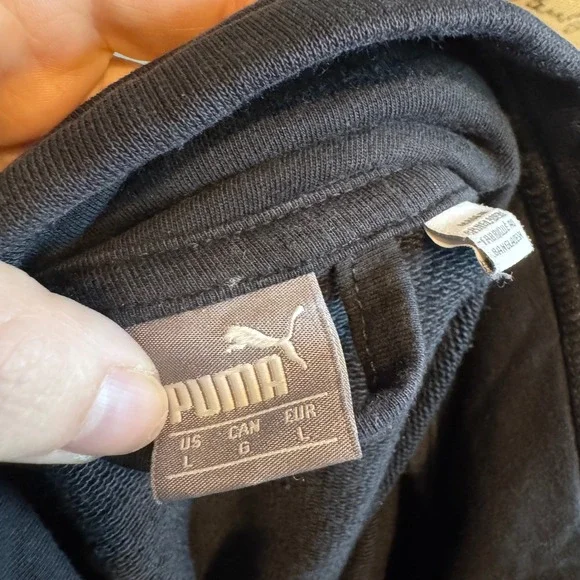 PUMA Womens Performance Sportwear Sporty Athletic Logo Track Jacket Black Large - Picture 6 of 6